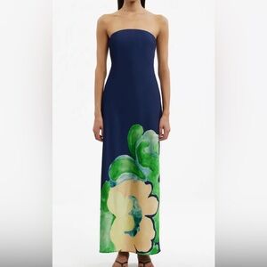 Significant Other Esme Strapless Floral Maxi Dress NWT Size 8